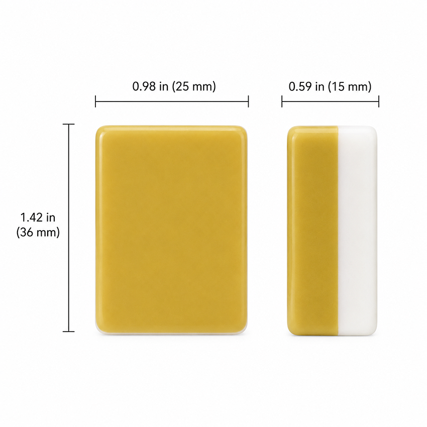Double-Layer Golden 160pcs Acrylic Luxury Modern Portable Hand-Rubbed Mahjong Tiles Classic Design Durable Water Resistant