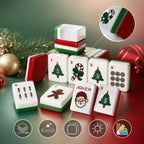 American Mahjong Christmas Theme Playing Cards, Festive Design Mahjong Tiles, Perfect for Holiday Games and Gatherings