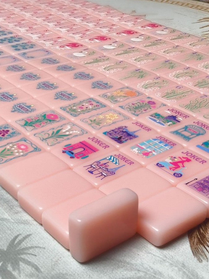 High-Quality Luxury Modern Professional Single-Layer American Mahjong Tiles, Custom Art Design, Ideal for Entertainment