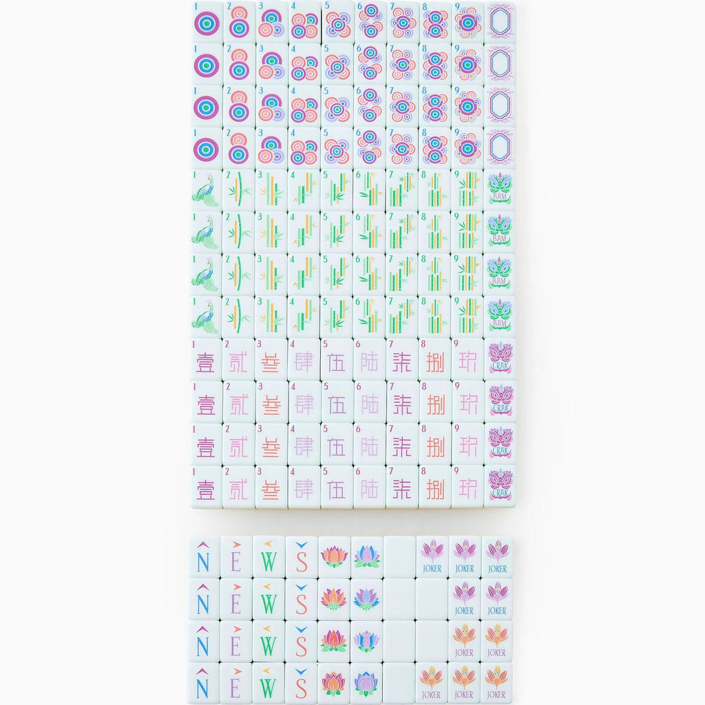 Pastel Garden American Mahjong Set
