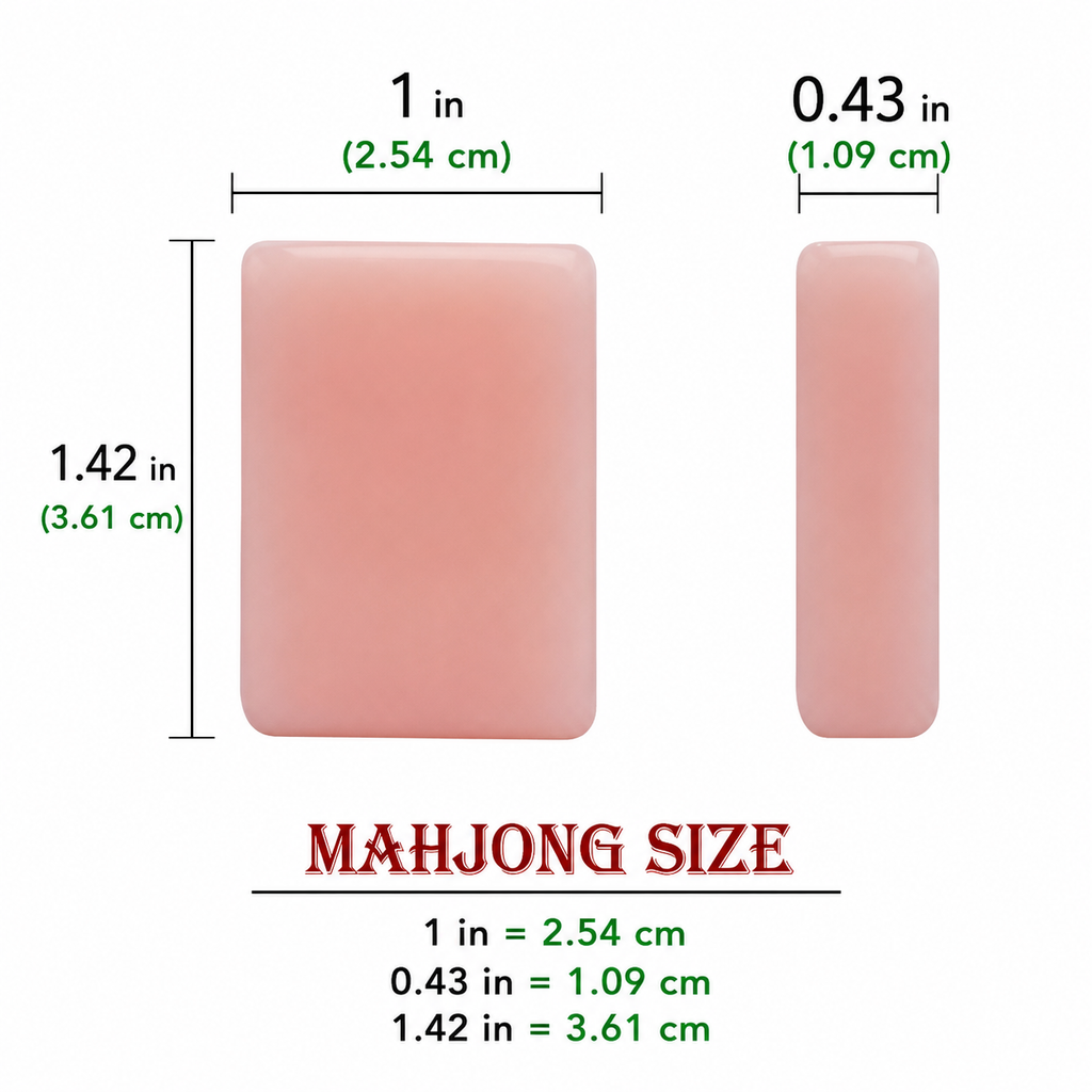 High-Quality Luxury Modern Professional Single-Layer American Mahjong Tiles, Custom Art Design, Ideal for Entertainment